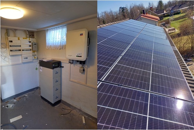 PV-Anlage in Braås - 8 kWp mit Solarbatterie BYD 10 kWh